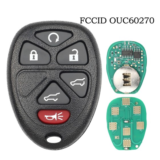 2007-2014 GM / 6-Button Keyless Entry Remote / PN: 15913427 / OUC60270 / (AFTERMARKET)